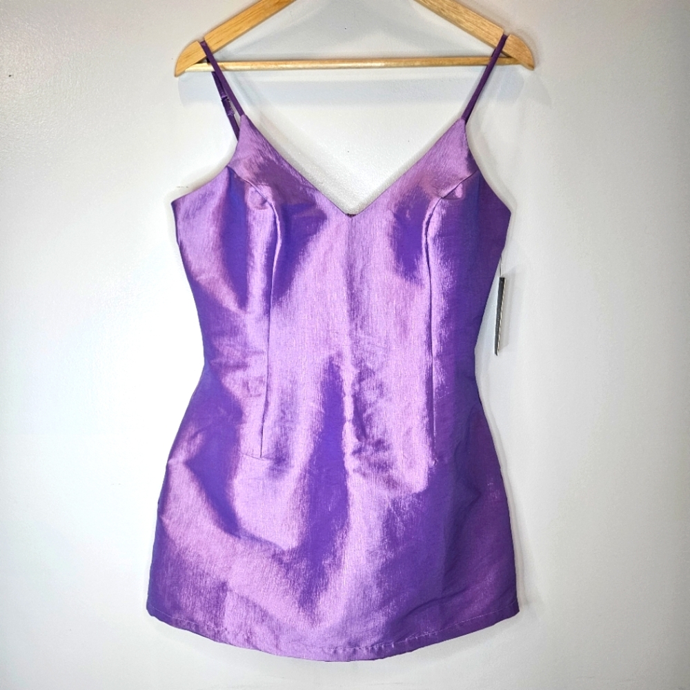 Lulus Lavender mini spaghetti strap dress Size M